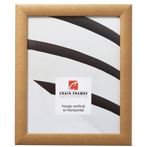 Craig Frames Contemporary Distressed Gold Single Image Picture Frame - 1 of 4