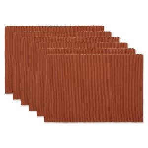 CINNAMON RIBBED PLACEMAT SET/6 - 1 of 4