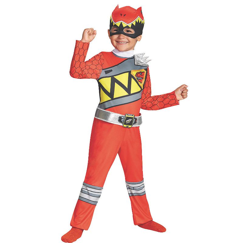 Disguise Toddler Boys' Classic Power Rangers Dino Charge Red Ranger Costume, 1 of 2