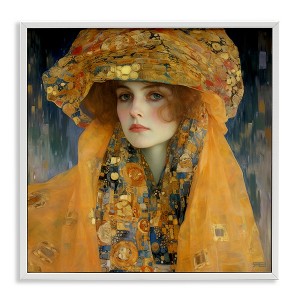 Stupell Industries Traditional Patterned Portrait Framed Giclee Art - 1 of 4