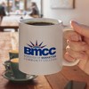 Borough of Manhattan Community College Secondary Logo Ceramic Coffee Mug Novelty Gift Mugs for Coffee Tea and Hot Drinks 11oz White - 4 of 4