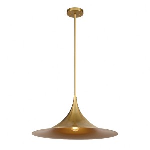 Savoy House Bowdin 1 - Light Pendant in  Warm Brass - 1 of 1