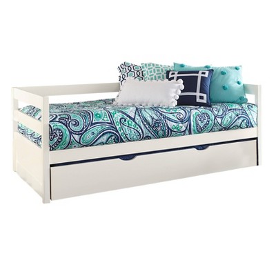 Twin Kids' Caspian Daybed with Trundle White - Hillsdale Furniture