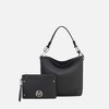 MKF Collection Viviana Vegan Leather Hobo Bag with Matching Wristlet by Mia K - 2 of 4