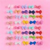 Simply Petals 40 Pack Heart Themed Hair Bow Set -  Assorted Baby Bows for 0-12 Months, Colorful Clips for Infants, Girl, 40pcs - 4 of 4