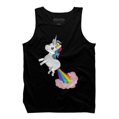 Men's Design By Humans How Does Your Unicorn Fly By cheela Tank Top