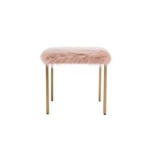 18" Square Metal Ottoman - WOVENBYRD - 1 of 4
