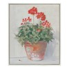 Geranium Flower Framed Wall Decor Prints 12.5 inch (Set of 2) by Melrose - 2 of 4