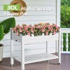 Lirago,17.72"D*43.31"W*33.66"H,Self-Watering Raised Garden Bed - Large Capacity Planter with Built-in Water Reservoir - 4 of 4