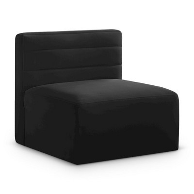 Meridian Furniture,Quincy Velvet Modular Armless Chair