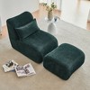 NicBex Couches for Living Room Recliner Single Seat Upholstered Lounge Chair Sofa Modern Design Accent Sofa with Ottoman - 2 of 4