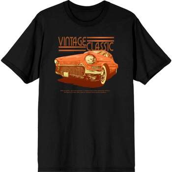 Car Fanatic Vintage Classic Orange Car Men's Short Sleeve Tee