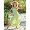 Sage Oasis Lace Top and Ruffle Pants Set Mia Belle Girls - 3 of 4