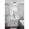 Urban Ambiance Luxury Modern Indoor Ceiling Light,  5-1/8''H x 11-1/4"W x 11-1/4''D,  Matte Black Finish, UHP4772 - 2 of 4