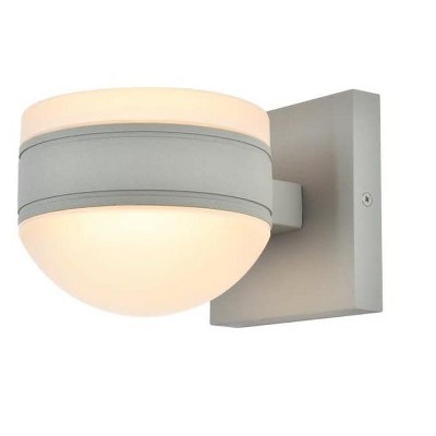 Elegant Lighting Raine Integrated LED wall sconce in silver