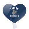 Southwestern Oklahoma State University Bulldogs Logo Heart Love Cupcake Picks Toppers Decoration Set of 6 - 2 of 4
