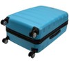 Rockland Melbourne Hardside Expandable Luggage with Spinner Wheels Turquoise Checked Large 28" - 2 of 4