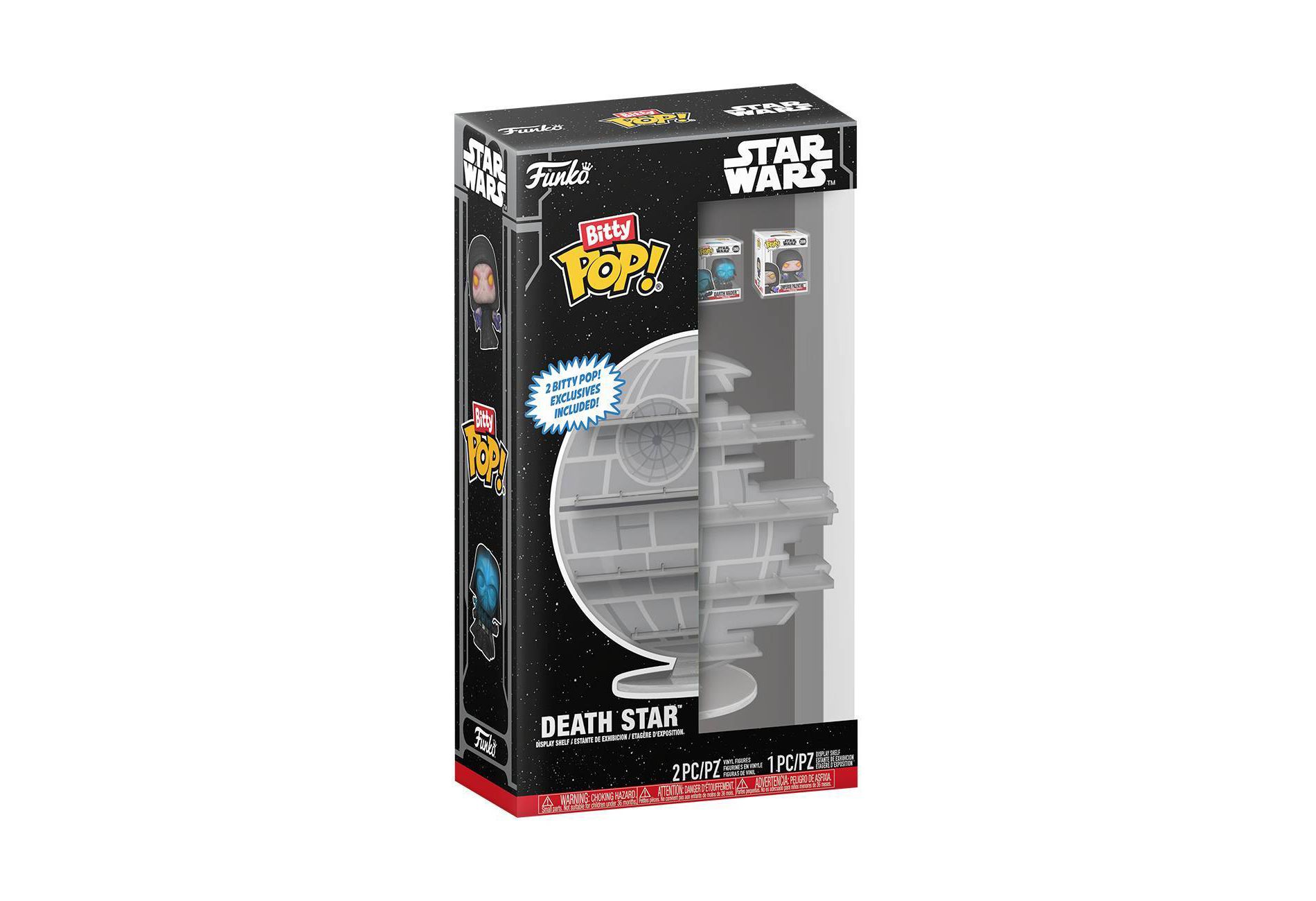 Funko Bitty POP! Display Death Star with Darth Vader and Emperor Palpatine Vinyl Figures
