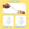 Joyfy 150Pcs Large White Balloon Arch Kit Includes 18, 12, 10, and 5-Inch Latex Balloons for Birthdays, Graduations, Weddings, and Holiday Decorations - 4 of 4