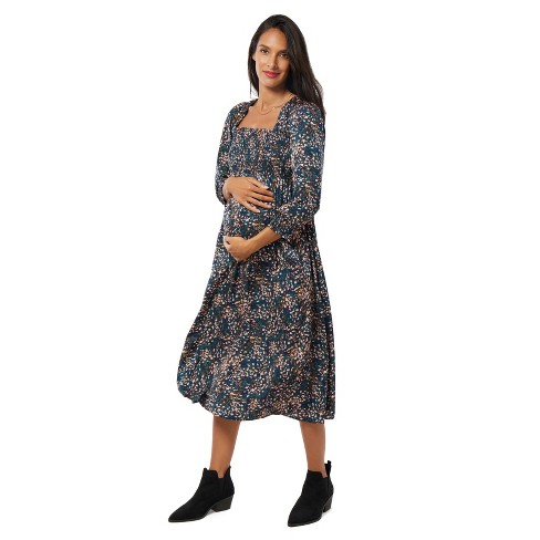 Maternity Dresses: Smocked, Midi, Knit, Maxi & More – Ingrid+Isabel