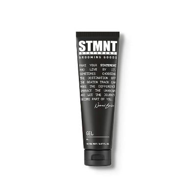 STMNT Grooming Goods Gel (5.07 oz) Statement Strong Hair Definition | Long-Lasting Hold | Semi-Matte Finish | Nomad Barber Gel