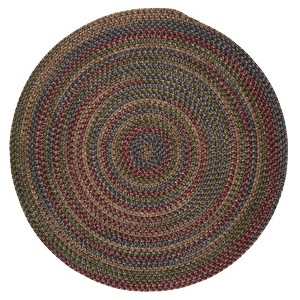 Colonial Mills Midnight Braided Rug, Java 3' round, Round Shape - 1 of 3