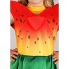 HalloweenCostumes.com S  Girl  Kid's Tiger Lily Flower Costume | Flower Costumes, Orange/Yellow/Green - 4 of 4