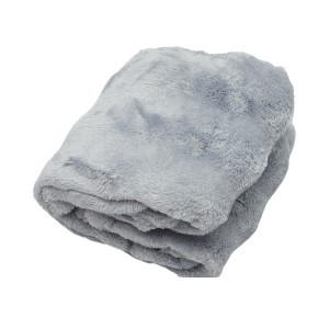 Unique Bargains Blanket Solid Color Bubble Fleece Polyester 28"x39" - 1 of 4