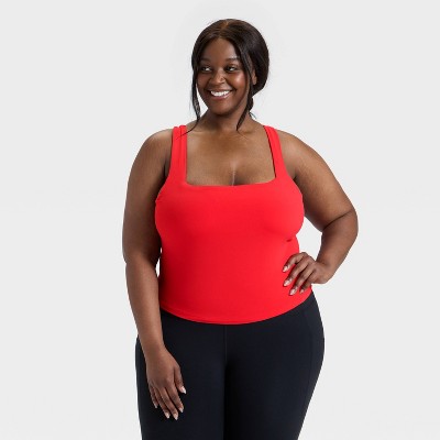 Women's Everyday Soft Square Neck Support Tank Top - All In Motion™