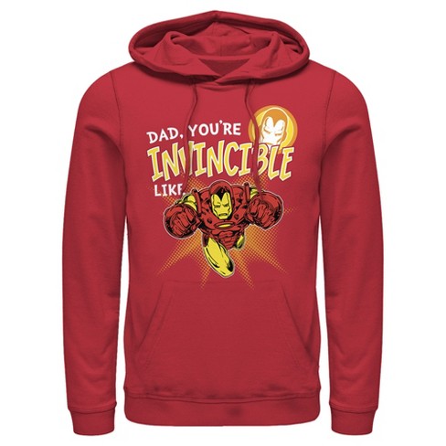 Iron man hoodie men's sales
