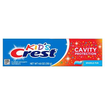 Crest Kid's Cavity Protection Toothpaste, Sparkle Fun Flavor, 4.6 oz