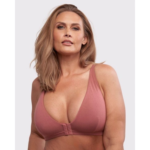 Womens No Steel Ring Front Close Bra T Back Plus Size Seamless Unlined Bra  for Large Bust Women Bras Wireless, B, 36 : : Clothing, Shoes &  Accessories