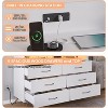 Jojoka 6/8 Drawer Dresser for Bedroom, Wide Wood Chest of Drawers with Storage, TV Stand Dresser for Living Room, Entryway, or Hallway - 4 of 4