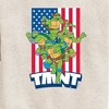 Boys' - Teenage Mutant Ninja Turtles - USA Turtles Graphic Long Sleeve Fleece Sweatshirt - 2 of 4