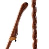 Brazos Twisted HitchHiker Red Wood Walking Stick 48 Inch Height - 2 of 3
