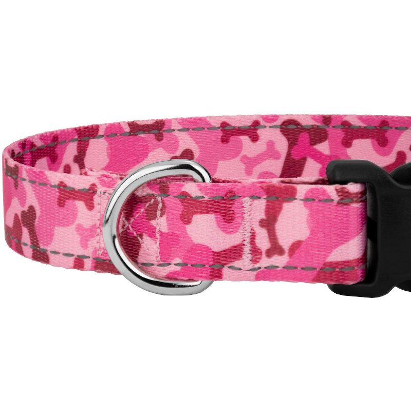 Country Brook Petz Deluxe Pink Bone Camo Reflective Dog Collar, 4 of 6