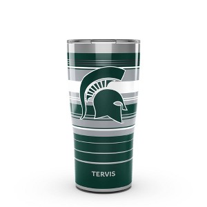 NCAA Michigan State Spartans 20oz Hype Stripes Stainless Steel Tumbler - 1 of 4