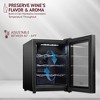 Schmecke 12 Bottle Thermoelectric Wine Cooler Fridge Mini Refrigerator - 4 of 4