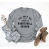 Simply Sage Market Women's Basketball Season BS Long Sleeve Garment Dyed Tee - 3 of 4