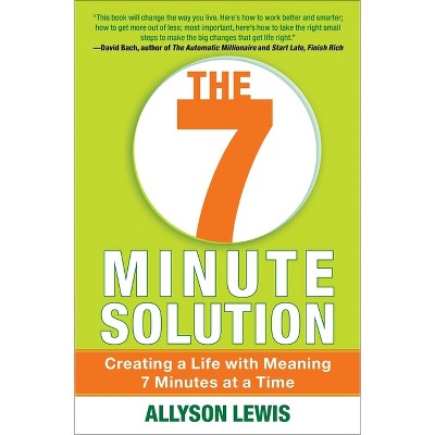 7 Minute Solution - by  Allyson Lewis (Paperback)