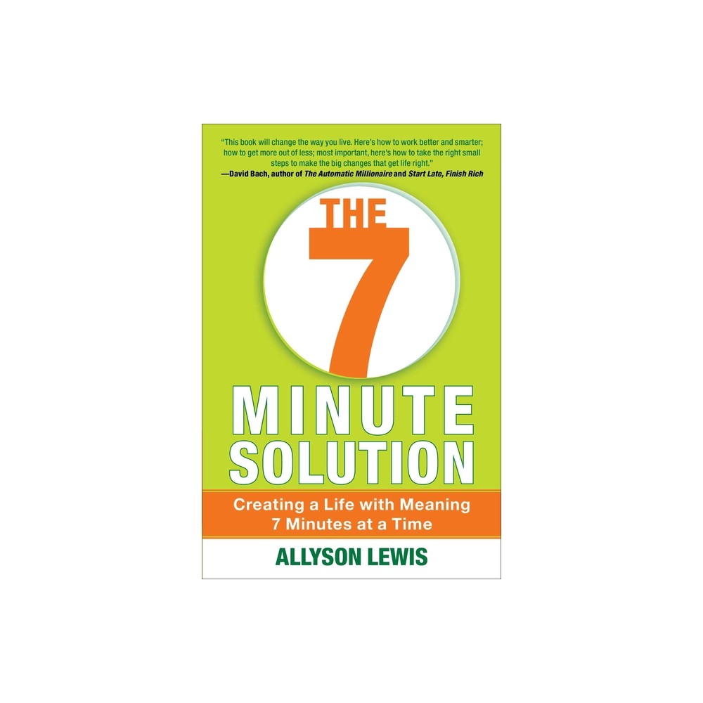 7 Minute Solution - by Allyson Lewis (Paperback)