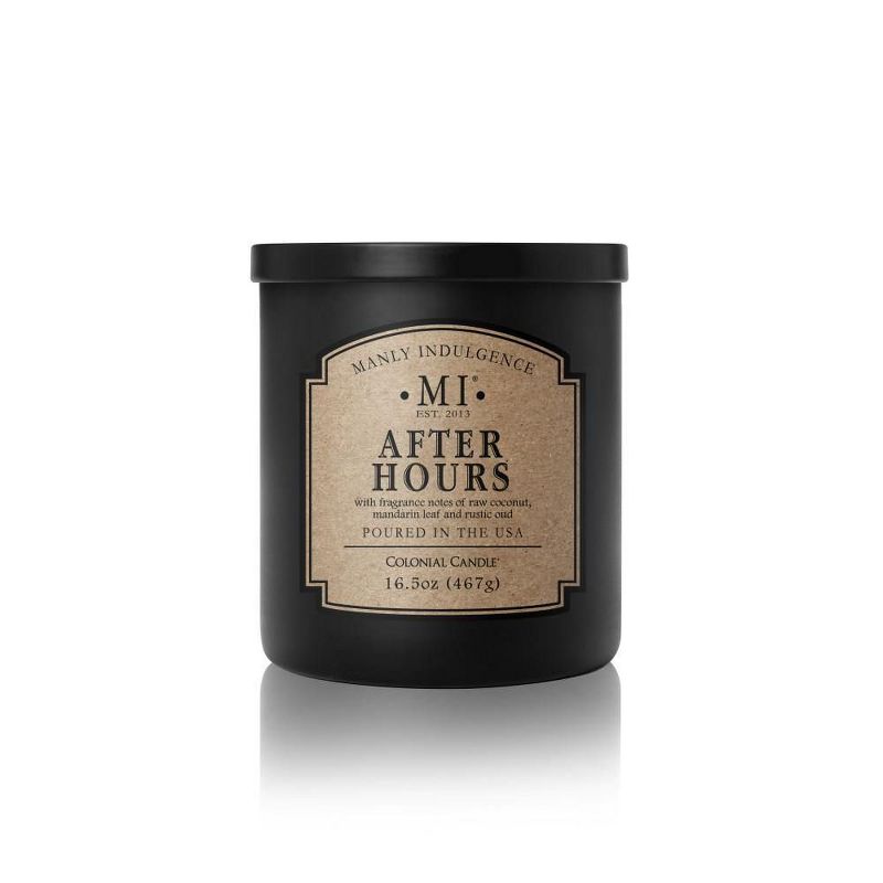 Manly Indulgence Scented Jar Candle, 1 of 4