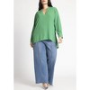 ELOQUII Women's Plus Size Mandarin Collar Tunic - 4 of 4