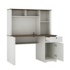 PAGED Office Desk with Hutch & Bookshelf,Armoire Desks with USB Ports and Power Outlet,Multifunctional Home Office Desk - 4 of 4