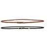 INSPIRE CHIC Women Skinny Braided Belt  Woven - Pin Buckle Casual  Waist Belt for Dresses - 3 of 4