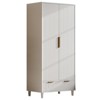 Wardrobe Armoire 2 Door 1 Drawer - 3 of 4