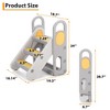 Foldable Toddler 3 Step Stool with Handles, 3 Steps Stool with Adjustable , Foldable with Handles & anti-slip Pads, for Kitchen, Bathroom Sink - 3 of 4