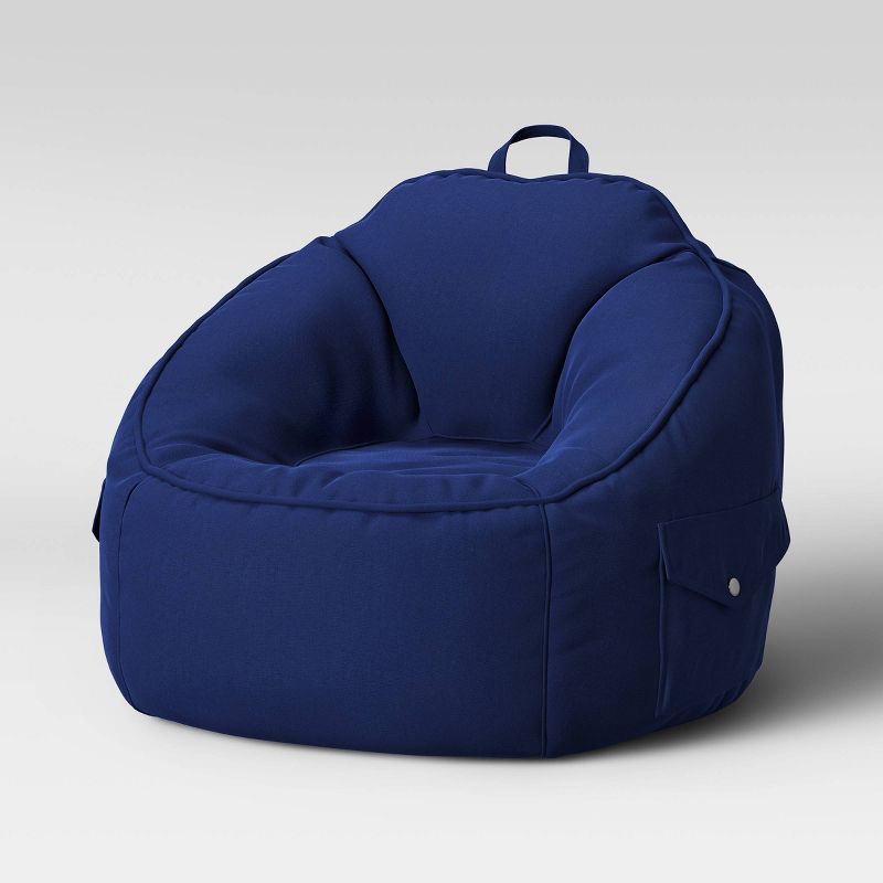 Canvas Kids' Bean Bag Chair - Pillowfort™, 3 of 5