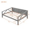 NicBex Twin/Full size Daybed,Sofa Bed Frame for Bedroom,Living Room,Apartment,Wood Slat Support - 3 of 4