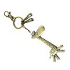 Unique Bargains Metal Giraffe Shape Pendant Gift Keychain Bronze Tone - 4 of 4
